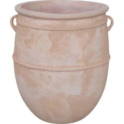 PTMD Bloempot Smayan - 60x60x72 cm - Terracotta - Naturel