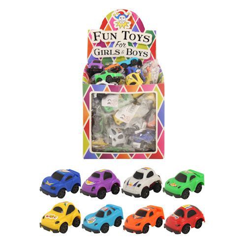 60 Stuks - Pull Sport Auto's - In Traktatiebox - Uitdeelcadeautjes - Klein Speelgoed - Traktatie voor kinderen - Jongens - Huismerk - | HomeDeco.nl