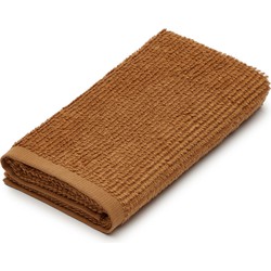 Kave Home - Yeni handdoek van 100% katoen in bruin 50 x 90 cm