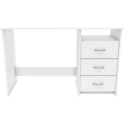 Bureau 1 Nis 3 Lades L123 cm - Aristote