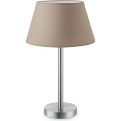 Home sweet home tafellamp Stick & lampenkap Largo - taupe