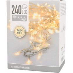 LED kerstverlichting warm wit 240 lampjes - Kerstverlichting kerstboom