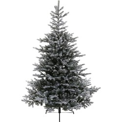 Kunstkerstboom snowy Grandis Fir hinged tree dia 132 cm hoogte 180 cm