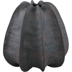 PTMD Vaas Grayson - 34x34x34 cm - Keramiek - Zwart