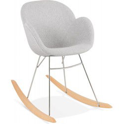 ROCKY design schommelstoel 845x59x79 cm Grijs