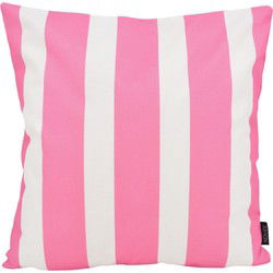Sierkussen Streep Roze - Outdoor | 45 x 45 cm | Katoen/Polyester