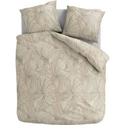 Microvezel Dekbedovertrekset Petal Lines - Beige - 135x200 + 1*80x80 cm