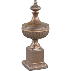 PTMD Deco Object Kristifor - 20x20x51 cm - Keramiek - Brons