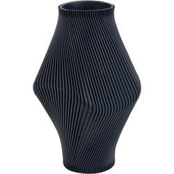 Vaas Twisted Rib - Donkerblauw - Ø16cm