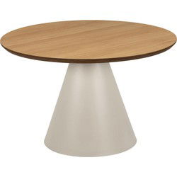 Salontafel Naturel/Grijs - 65x65x43cm - Skagen