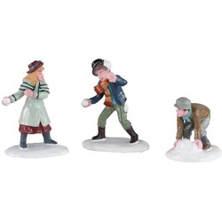 Snowball skirmish, set of 3