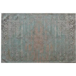 D - Livingfurn - Vloerkleed Kelly Aqua - 200x290x1 - Katoen