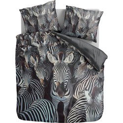 100% Microvezel dekbedovertrekset Savanna Stripes - 240x200/220 + 2*60x70 cm