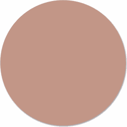 Label2X Muurcirkel effen pale pink Ø 12 cm / Forex - Ø 12 cm