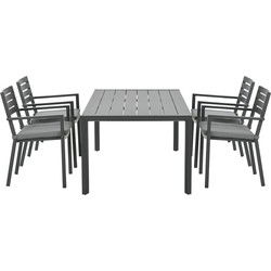 Tuinset Oklahoma stoelen - 4 stuks - tuintafel Gosford