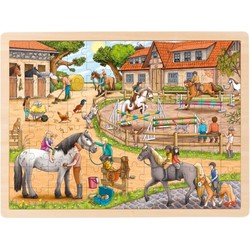 Goki Goki Puzzle, riding stable 40 x 30 x 0