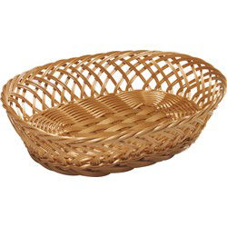 Kesper fruitmand/broodmand - ovaal - 23,5 x 31 x 8,5 cm - Tafel dekken - broodmand