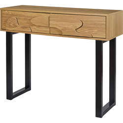 MISOU Calypso Sidetable - Consoletafel - Haltafel - Woonkamer - Wandtafel - Hout - Tafel - met Lades