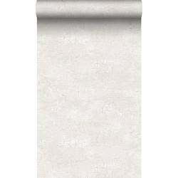Origin Wallcoverings behang natuursteen met craquelé effect wit - 53 cm x 10,05 m - 347564