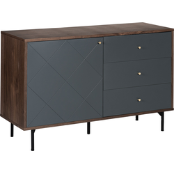 Beliani PALMER - Sideboard-Grijs-MDF