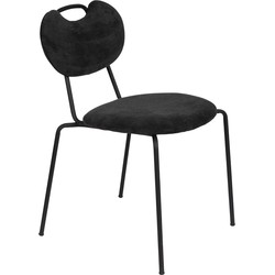 Housecraft Living Aspen Eetkamerstoelen Zwart - Set van 2