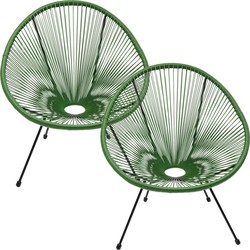 Fauteuil Acapulco Set van 2 Groen