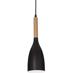 Moderne Ideal Lux Manhattan E14 Hanglamp Manhattan - Zwart