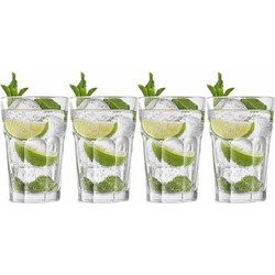 Royal Leerdam Cocktailglazen/Mojito - 4x - 410 ml/40 cl - Cocktail drinkglazen - Gin/tonic glazen - Cocktailglazen