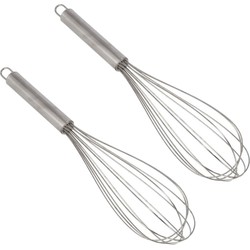 2x stuks gardes/kloppers RVS met ophangoog 30 cm - Keuken gardes