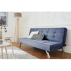 Sofabed Virginia - Grijs - 180x106x36 cm