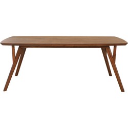 Light & Living - Eettafel QUENZA - 220x100x76cm - Bruin