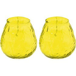 Windlicht - geurkaars - 5x - citronella - 48 branduren - geurkaarsen