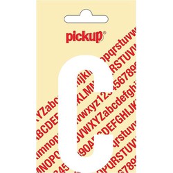 Plakletter Nobel Sticker letter C