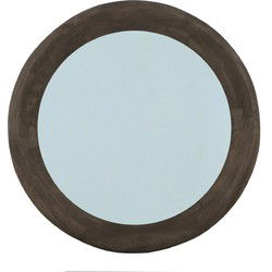 PTMD Spiegel Noam - 90x5x90 cm - Hout - Bruin