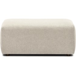 Kave Home - Neom terminal poef beige 75 x 89 cm