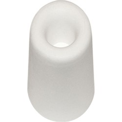 QlinQ Deurbuffer - deurstopper - wit - rubber - 75 x 40 mm - Deurstoppers