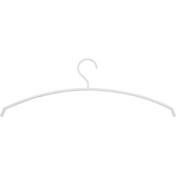 Spinder Design Kledinghangers Silver - Wit - Set van 5 stuks