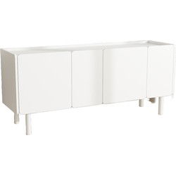 Dressoir Wit Metaal - 160x45x70cm - Bera