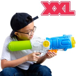 Decopatent® XXL Groot Waterpistool - 3.2 L - Waterpistool Jongens & Meisjes - Groot Watergeweer - 80x15x27 Cm - Groen/Geel