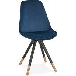 HAMILTON design stoel 48x56x83 cm Blauw
