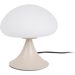 Tafellamp Hongo - Warmgrijs - Ø20cm