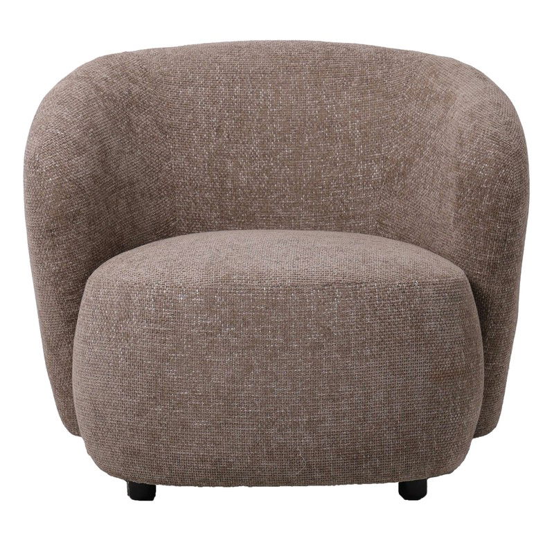 PTMD Aphrodite Taupe Fauteuil Legacy 3 Mink Fabric - 