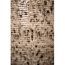 PTMD Schaal Elana - 36x36x17 cm - Keramiek - Wit