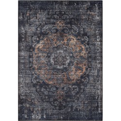 Vercai Rugs Fenix Collectie - Laagpolig Vloerkleed - Modern Tapijt met Vintage Ontwerp - Chenille - 120x180 cm