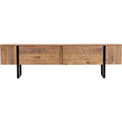 TV-meubel met 2 klepdeuren L180 cm - SERENITY