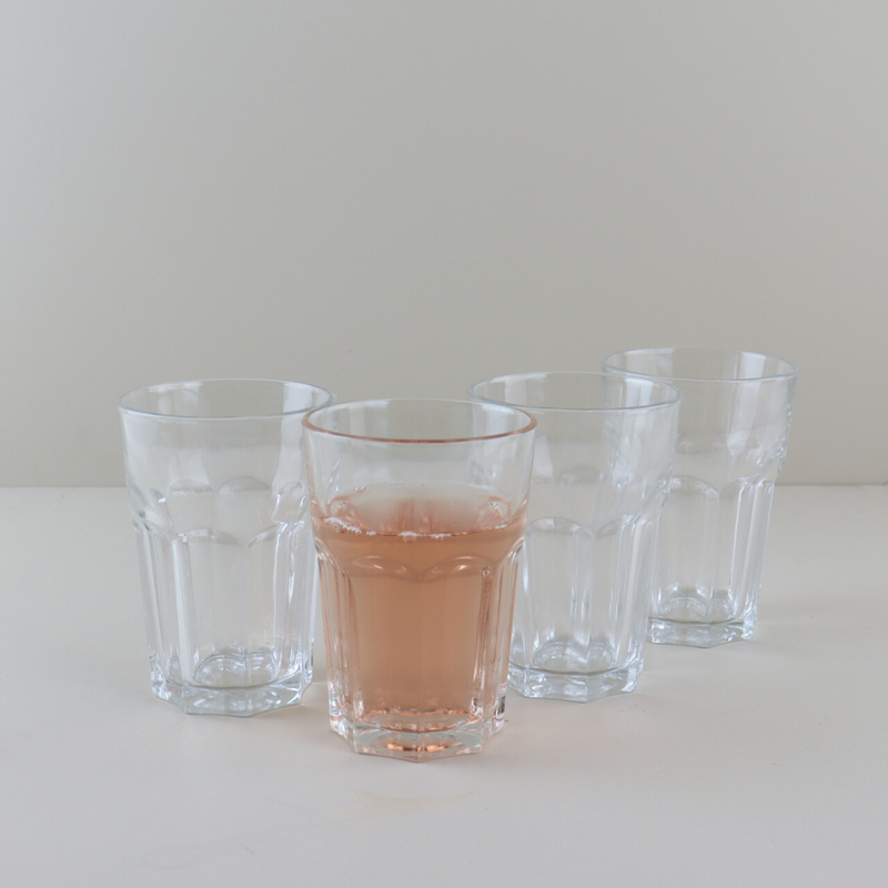 OTIX Mojito Glazen - Limonadeglazen - Waterglazen - 4 Stuks - 36 cl - Transparant - Stapelbaar - Glas - 