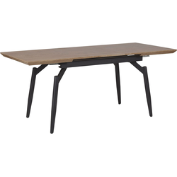 Beliani BARBOSA - Eettafel-Donkere houtkleur-MDF