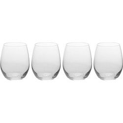 Excellent Houseware luxe sap/waterglazen - 20x stuks - 390 ml - Drinkglazen