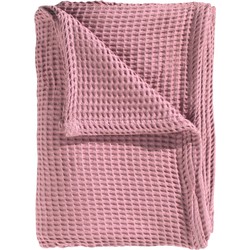 Heckett & Lane Sprei Wafel Sprei Baby Pink 180 x 260 cm