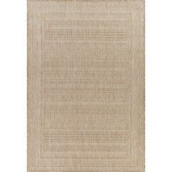  Buitenkleed - Balkon, Terras, Keuken - Jute-Look Tapijt SIERRA - Beige/Ivoor - 200x275 cm 